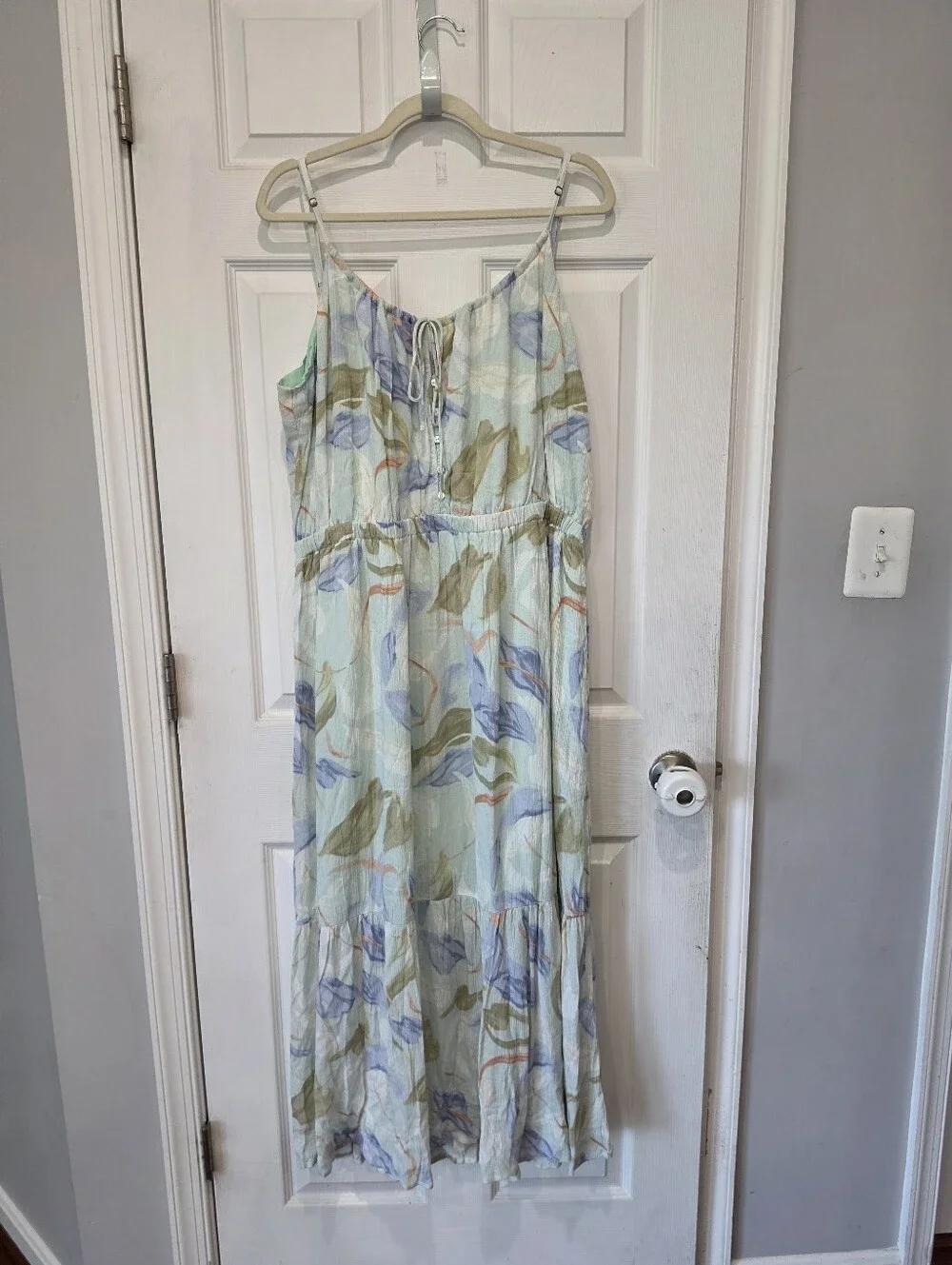 Abercrombie & Fitch Easy Waist Midaxi Dress Size XXLT NWT